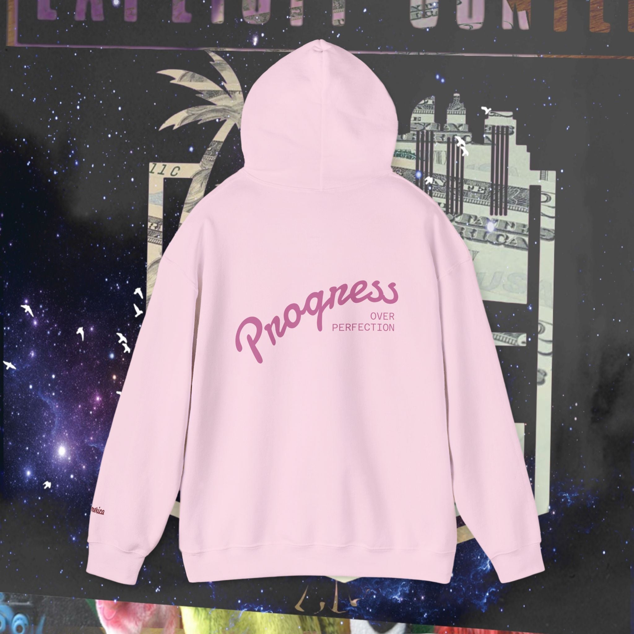 Dramatic Anime Hoodie – Progress Over Perfection Graphic Hoodie