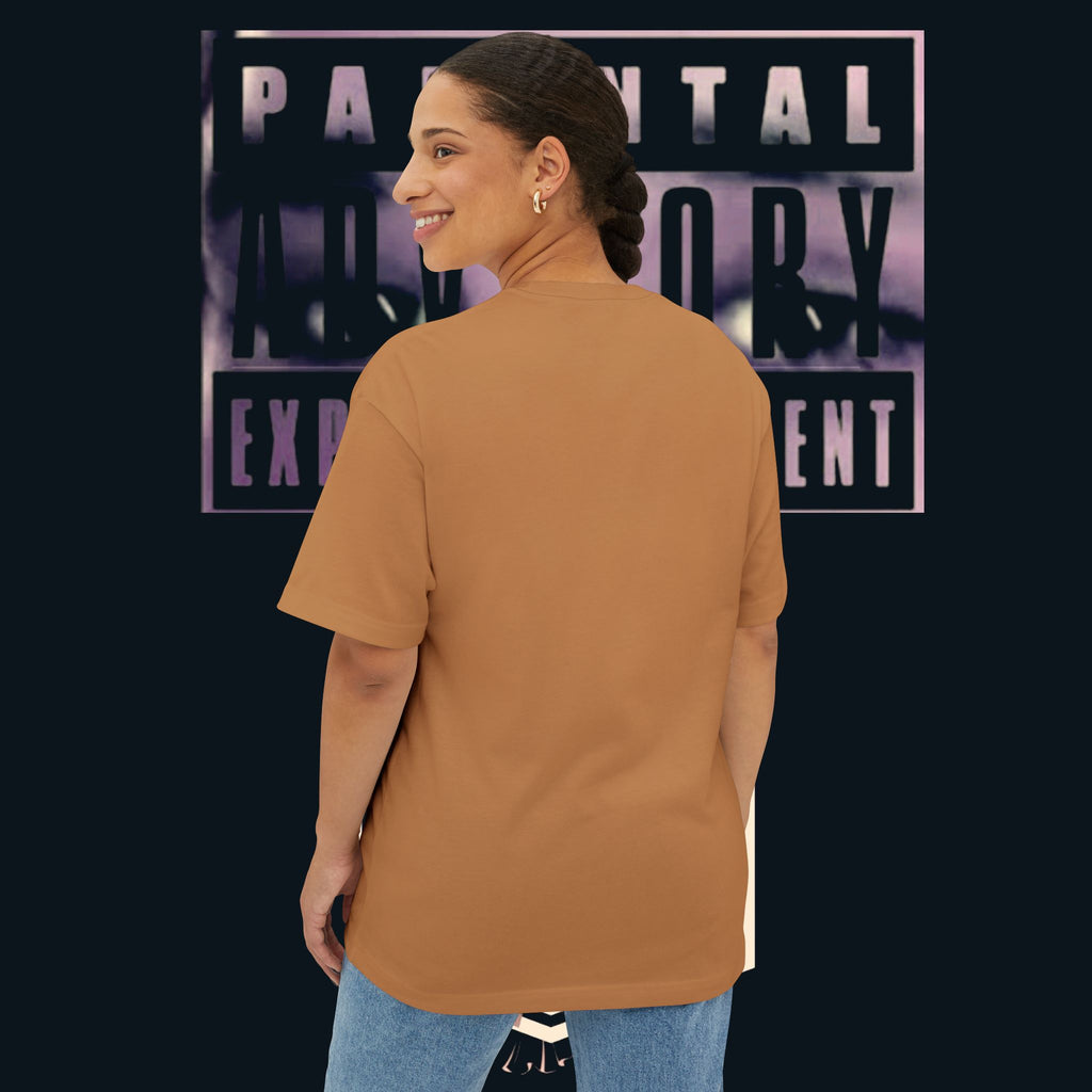 Anime Eye Boxy Tee – Parental Advisory Oversized T-Shirt
