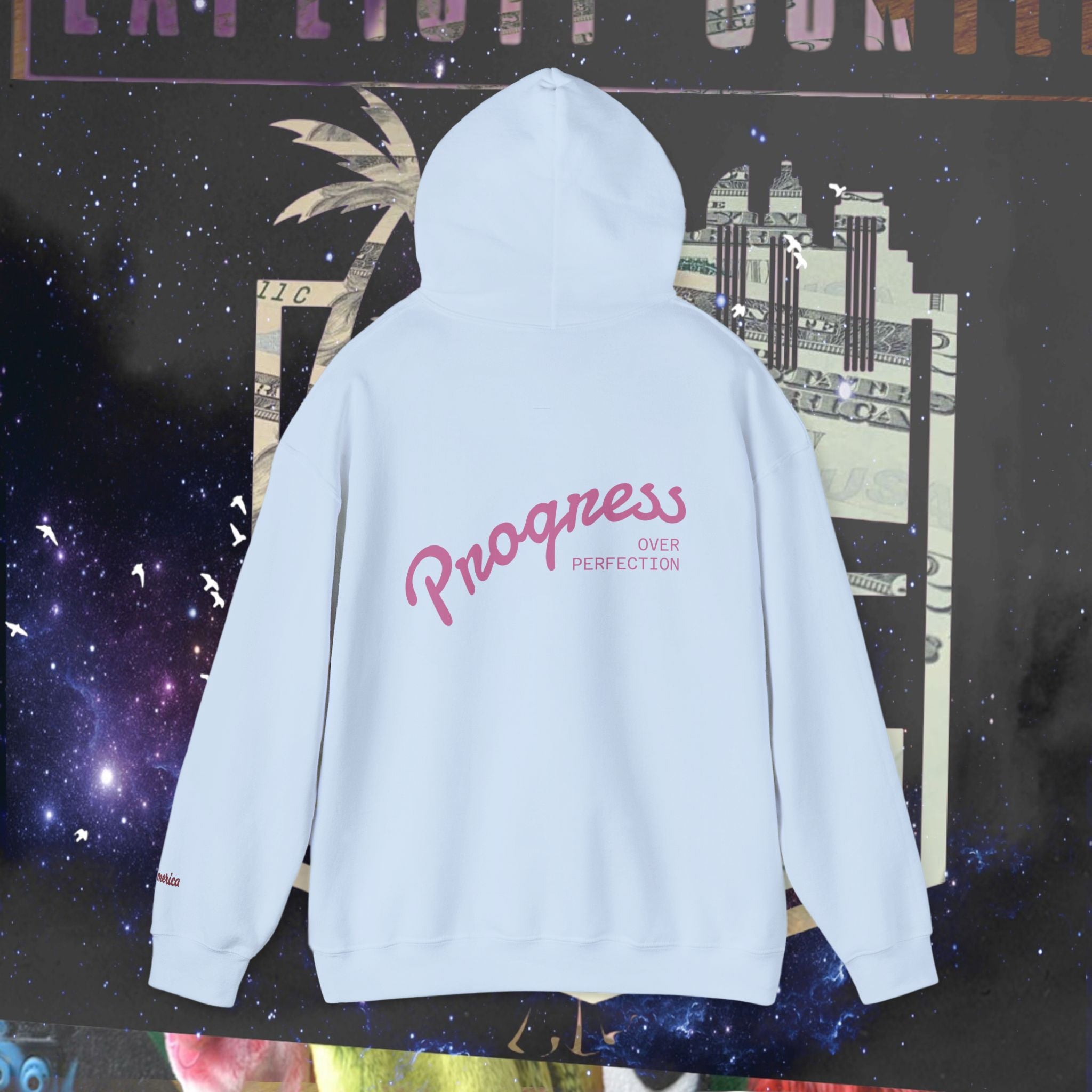 Dramatic Anime Hoodie – Progress Over Perfection Graphic Hoodie