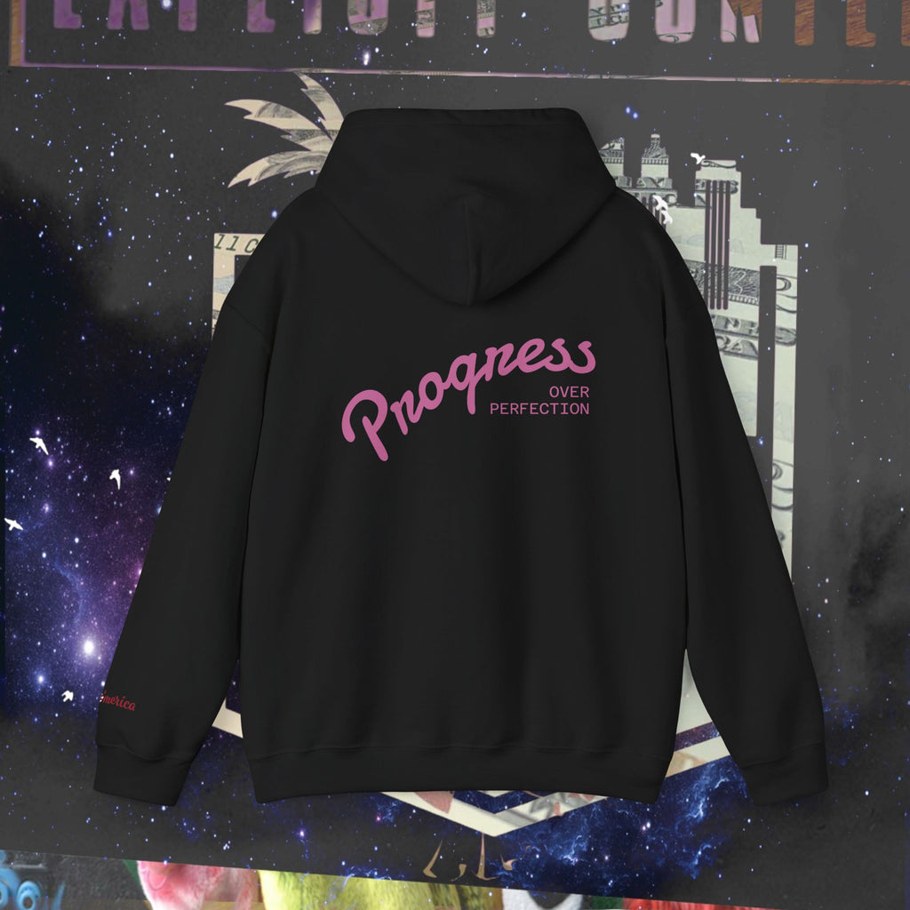 Dramatic Anime Hoodie – Progress Over Perfection Graphic Hoodie