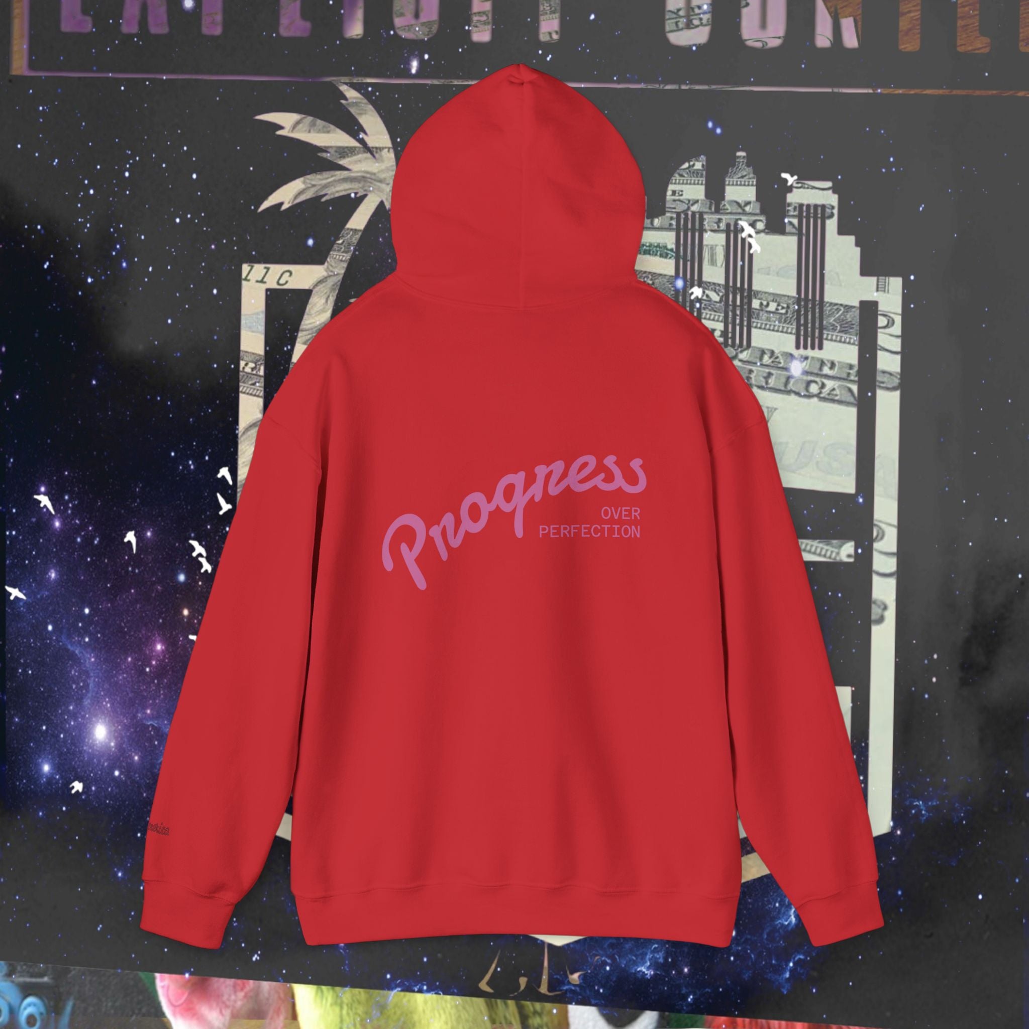 Dramatic Anime Hoodie – Progress Over Perfection Graphic Hoodie