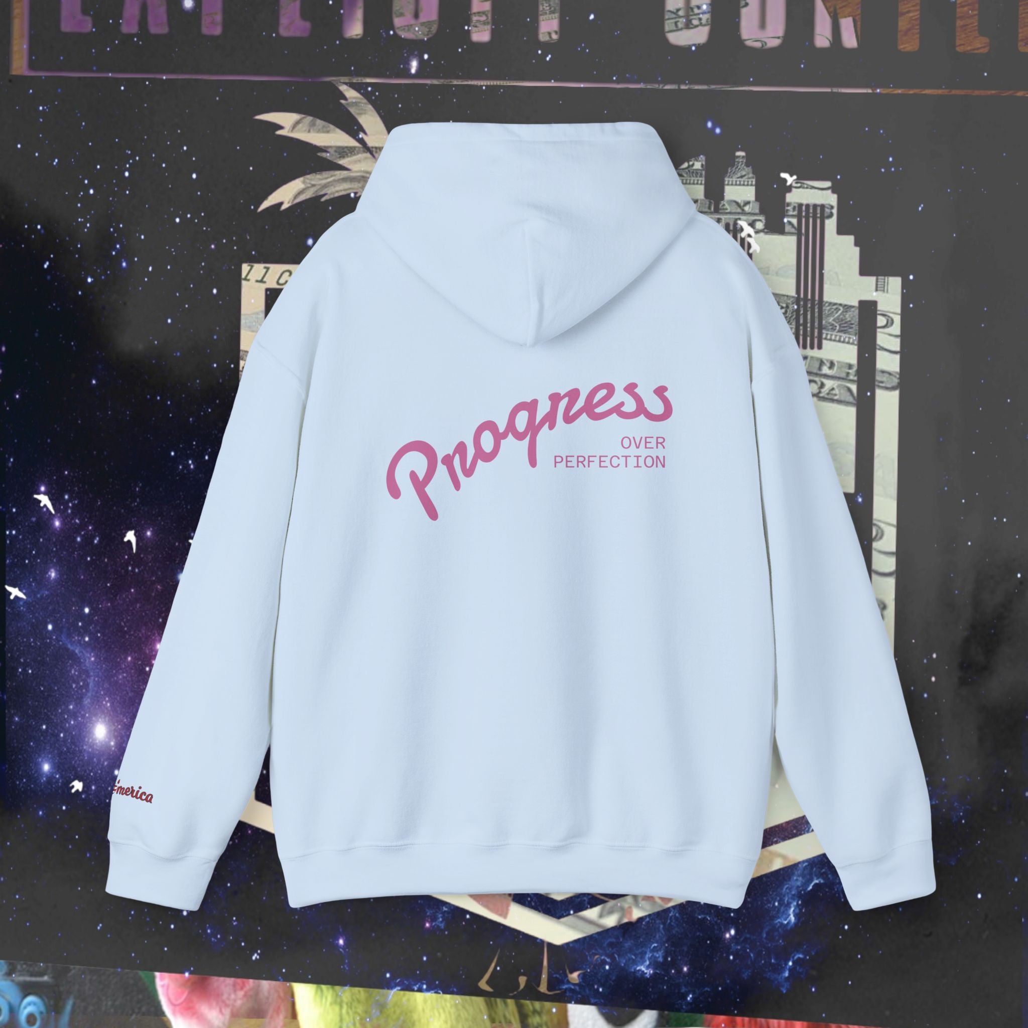 Dramatic Anime Hoodie – Progress Over Perfection Graphic Hoodie