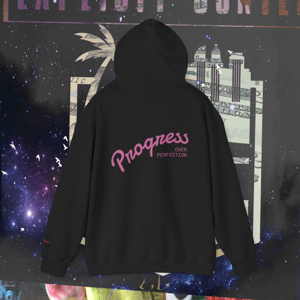 Dramatic Anime Hoodie – Progress Over Perfection Graphic Hoodie