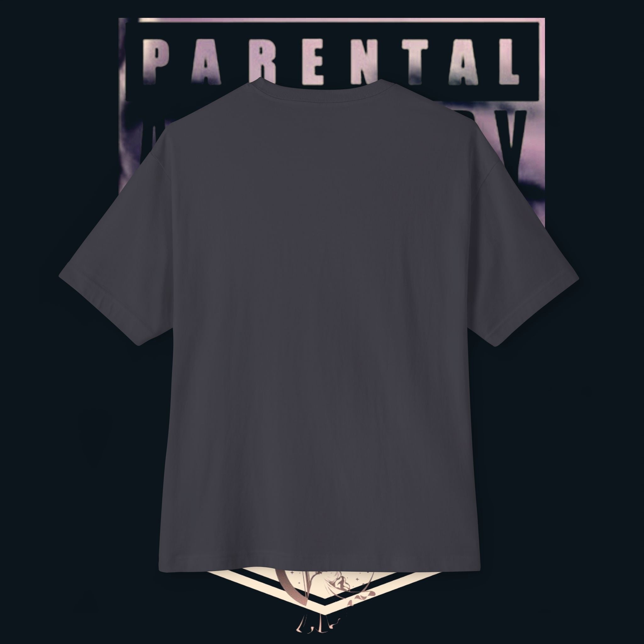 Anime Eye Boxy Tee – Parental Advisory Oversized T-Shirt
