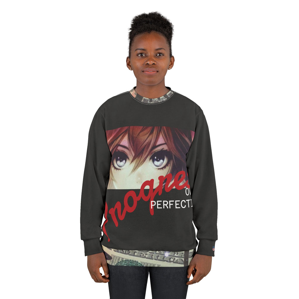 ‘xye’ Anime Eyes — 'Progress Over Perfection' Sweatshirt